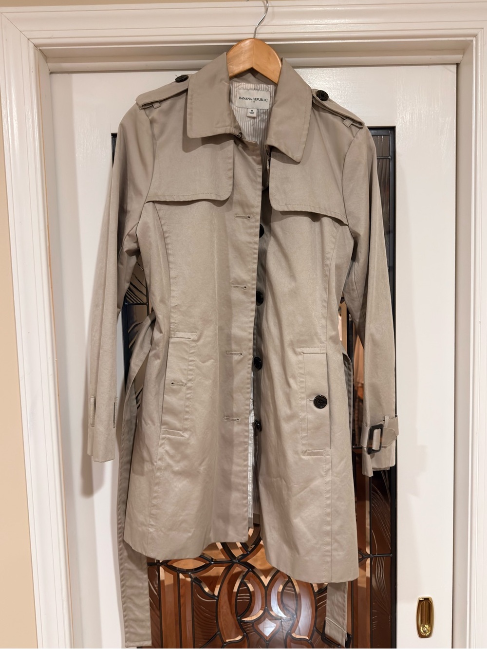 Banana Republic Light Beige Trench Coat